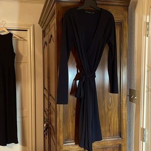 Black Wrap Around Dress S